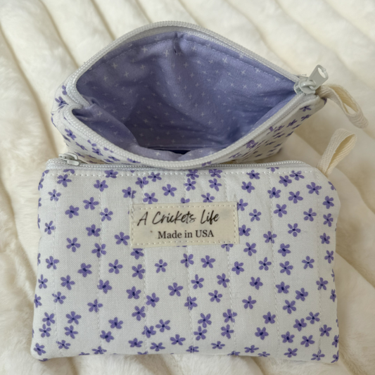 Purple Flower Power Wallet