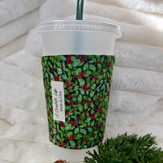 Christmas Reversible Coffee Sleeve