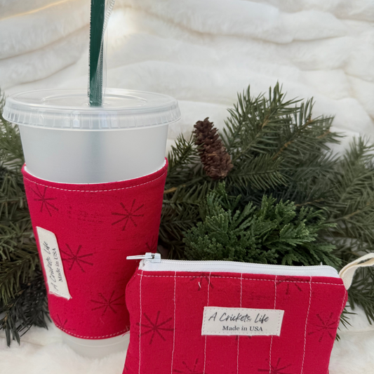 Christmas Reversible Coffee Sleeve