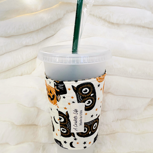 Halloween Reversible Coffee Sleeve