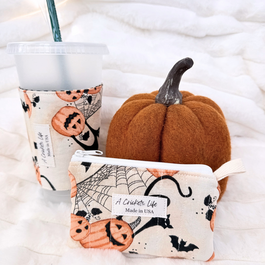 Halloween Reversible Coffee Sleeve