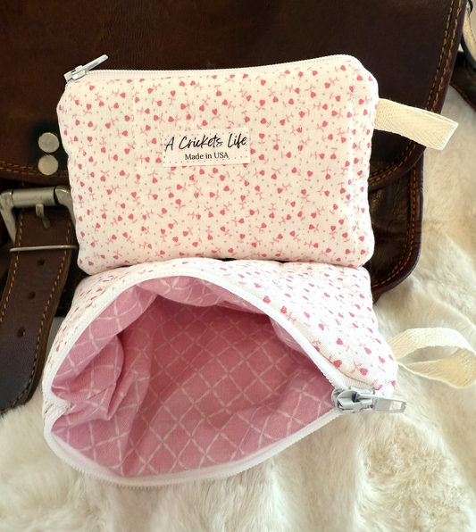 Sweetheart Charm Quilted Wallet