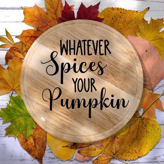 Pumpkin Spice Decal: Fall Home Decor DIY Project