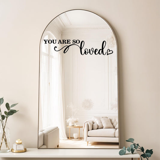 You Are So Loved Decal: Valentine's Day Tier Tray Decor