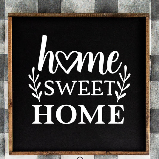 Home Sweet Home Vinyl Decal • DIY Farmhouse Decor