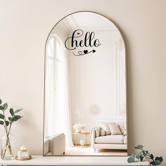 Hello with hearts • Decal Only