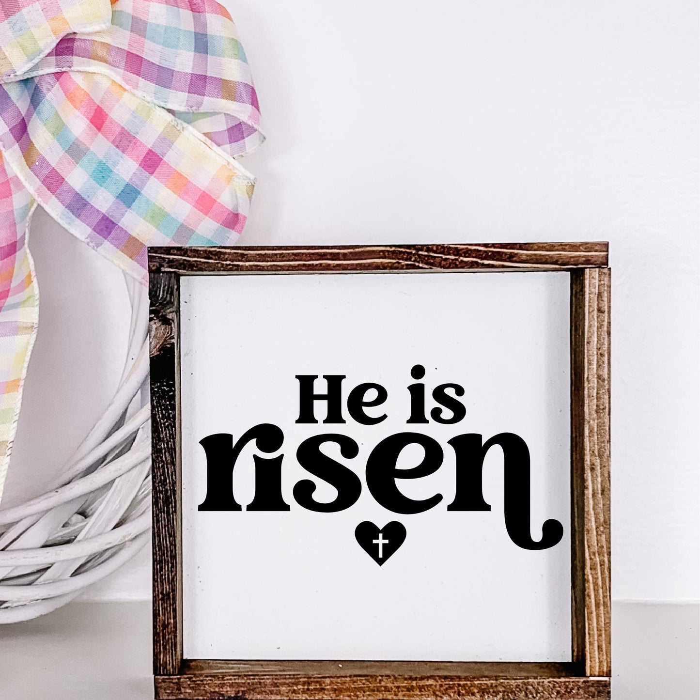 He Is Risen Decal: Easter Spiritual Decor