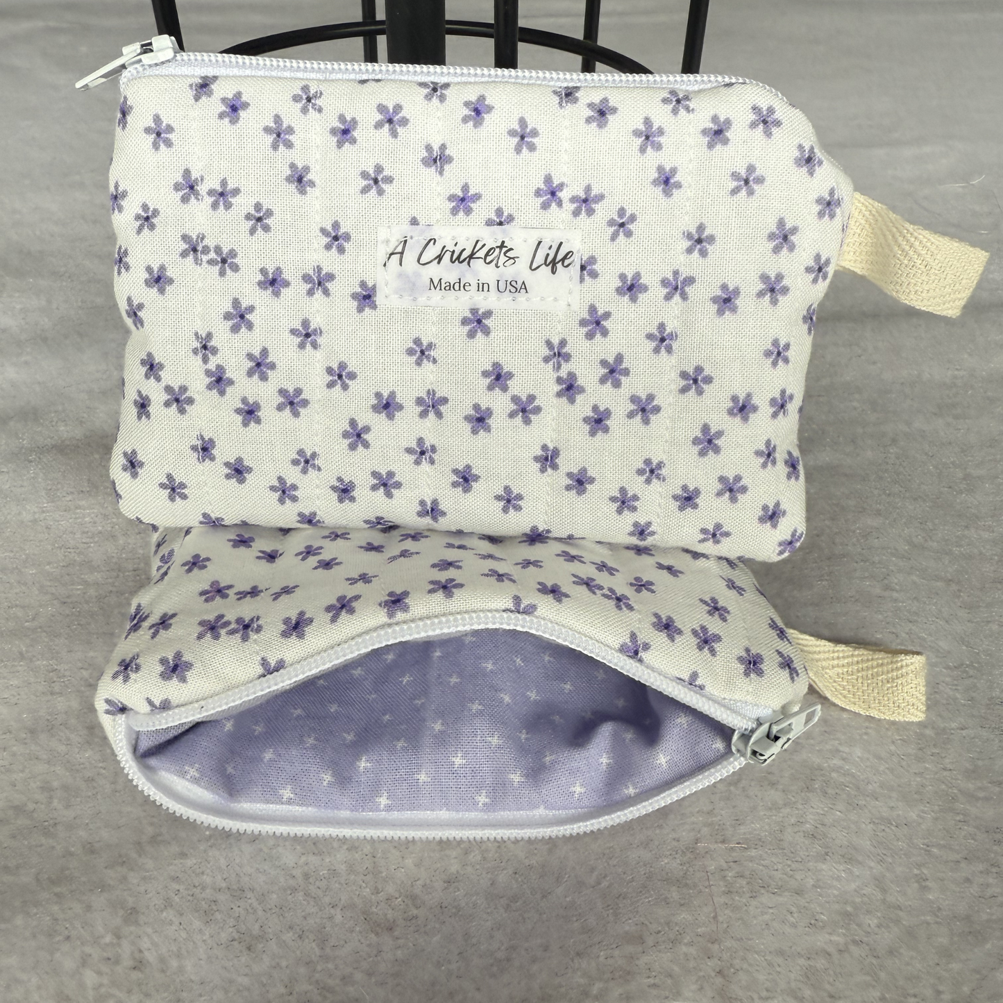 Purple Flower Power Wallet