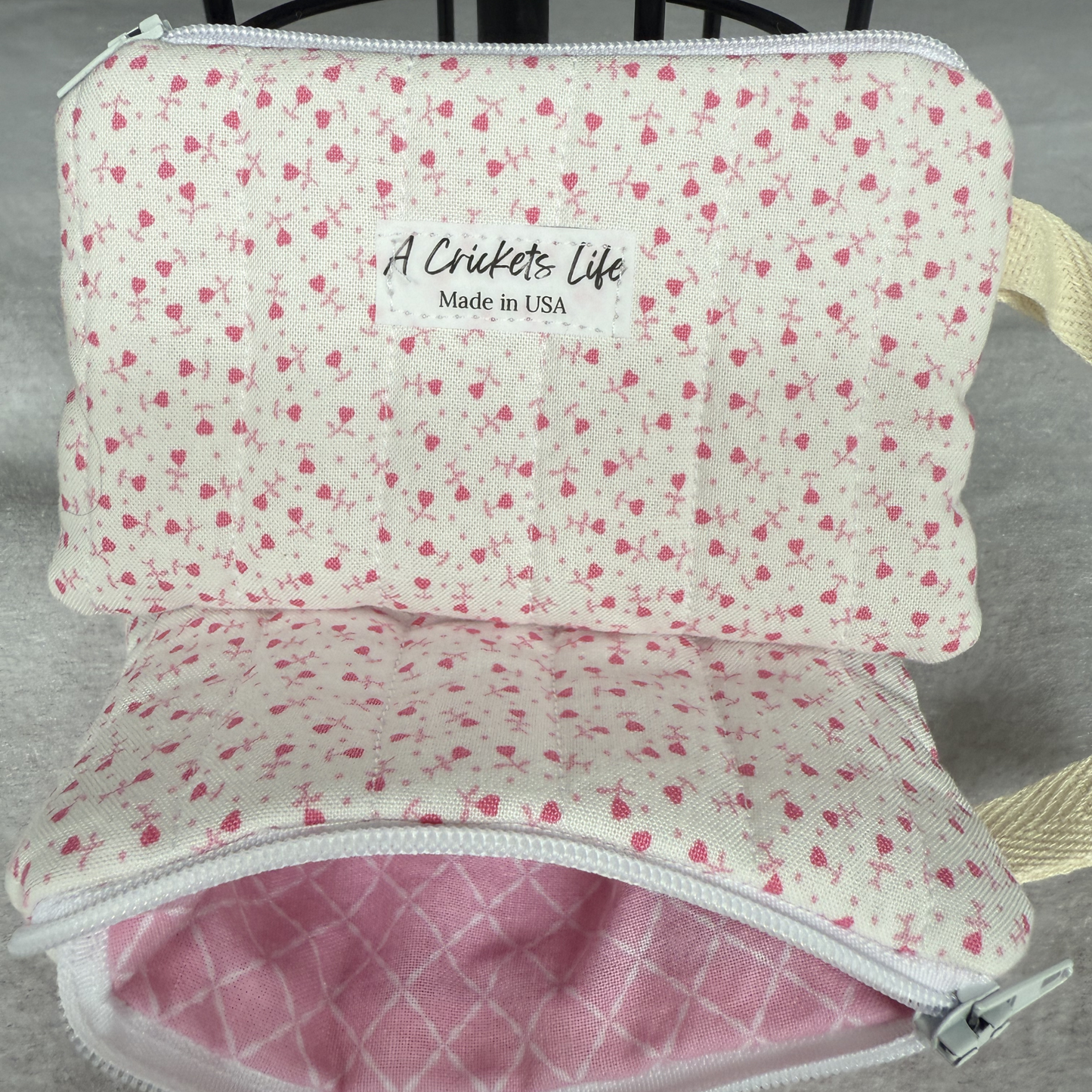 Sweetheart Charm Quilted Wallet