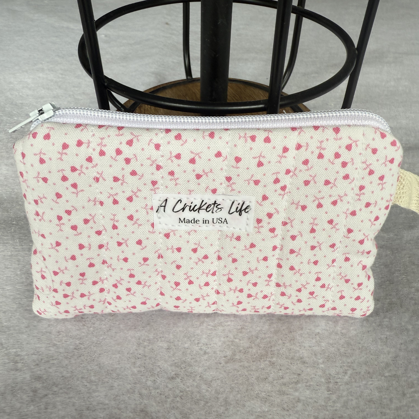 Sweetheart Charm Quilted Wallet