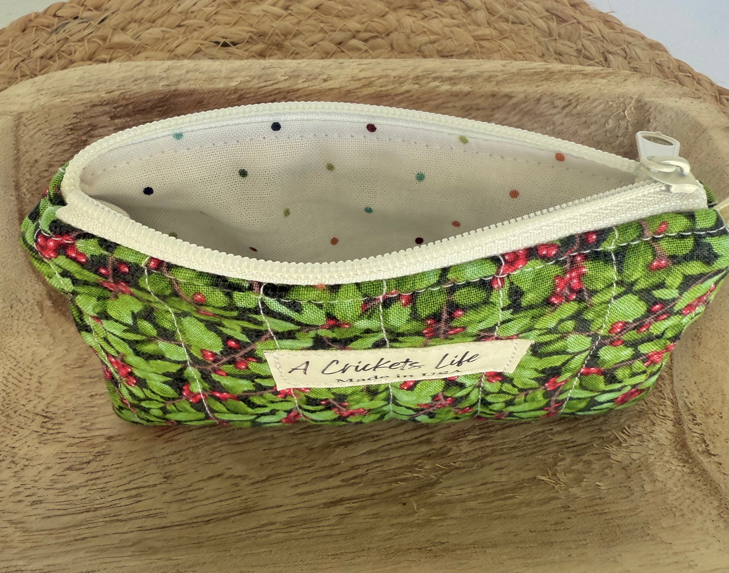 Handmade Christmas Keychain Wallet