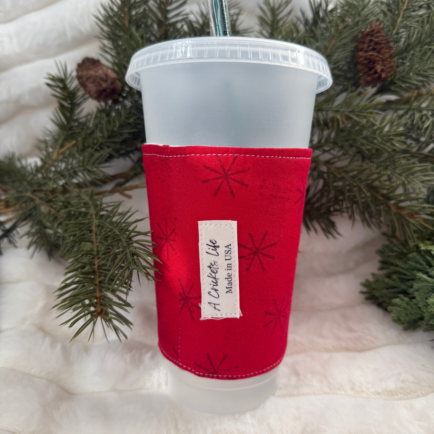 Christmas Reversible Coffee Sleeve