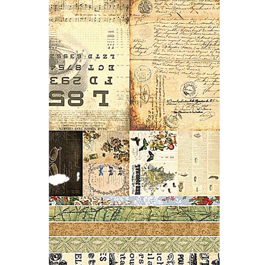 Junk Journal Project Blocks Decoupage Papers • LIMITED QUANTITIES • Vintage •Industrial • Scrapbooking • grunge style