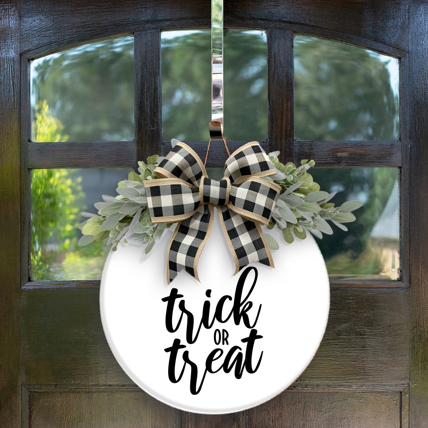 Trick or Treat Vinyl Decal: Halloween DIY Decor