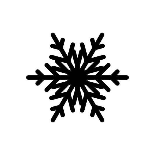 Snowflake Decals Set: Farmhouse Christmas Winter Decor