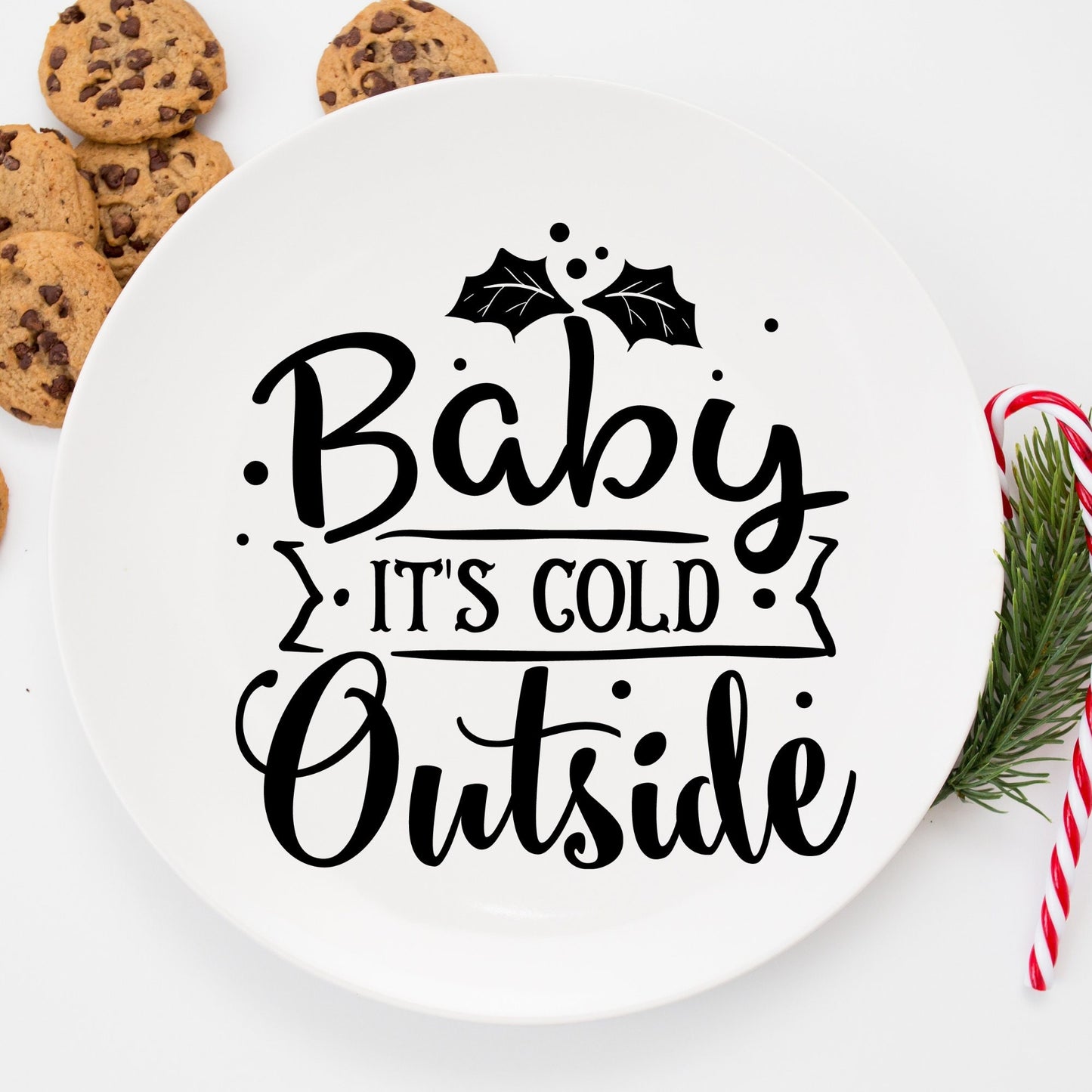 Vinyl Decal • Baby Its Cold Outside • DIY Christmas holiday Sign