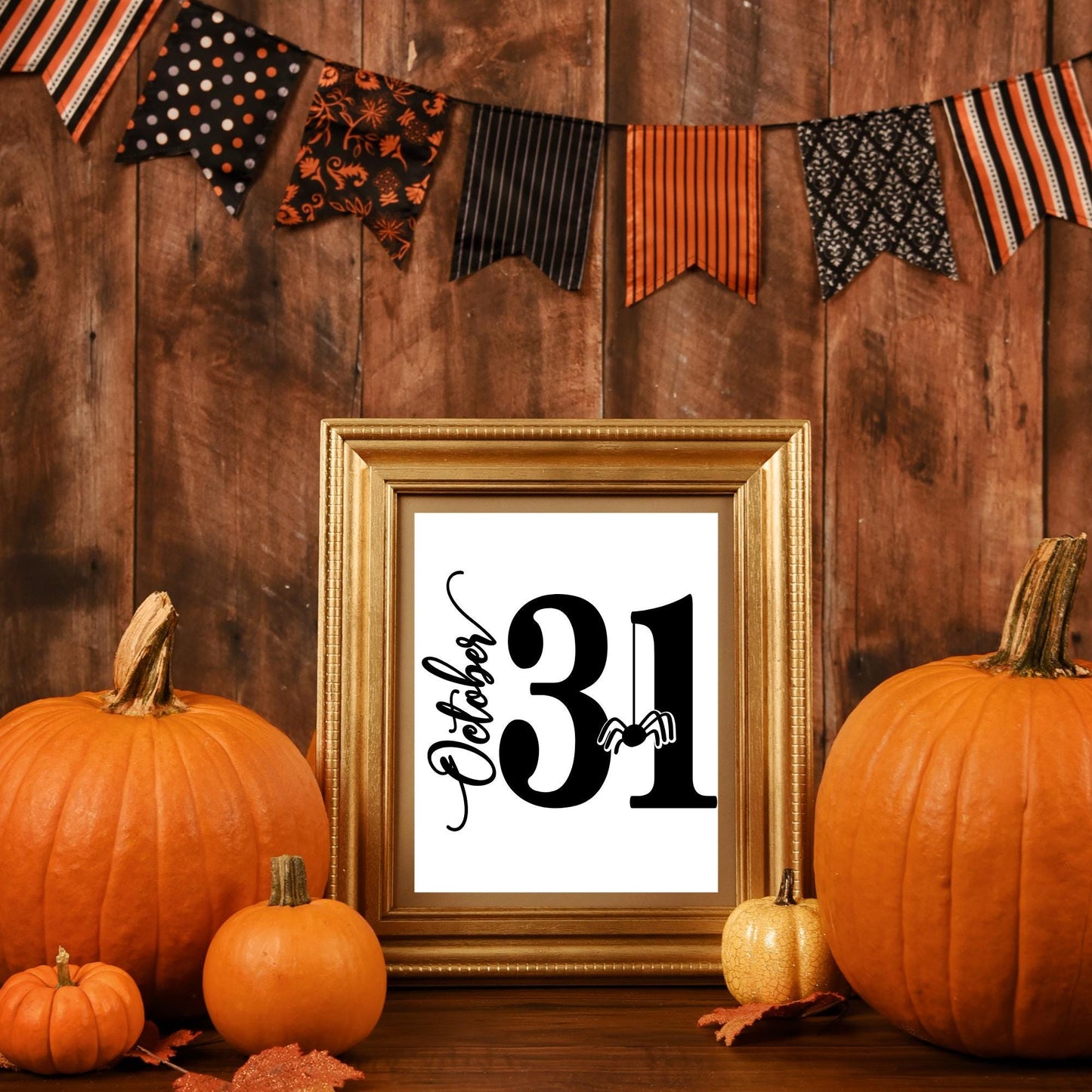 Halloween Spider Chalkboard Decal • October 31st DIY Decor