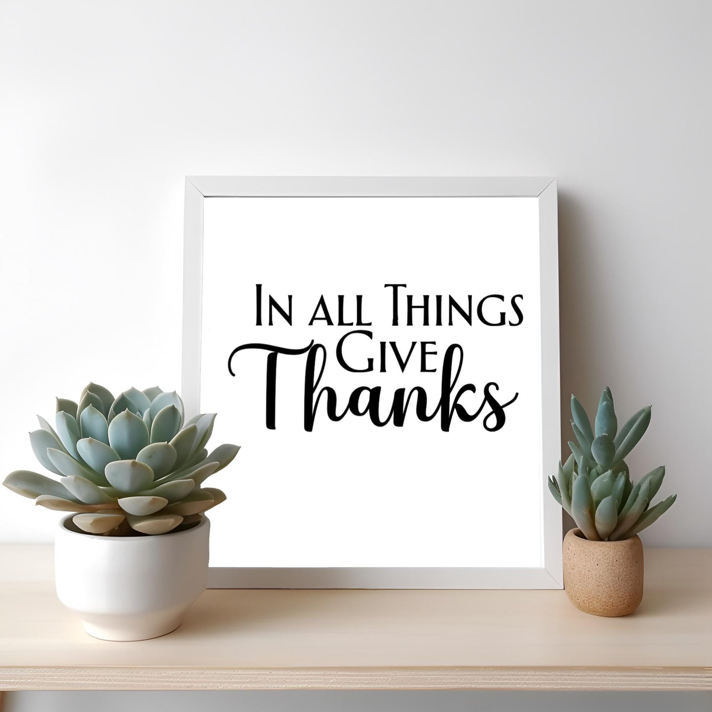 Give Thanks Decal: Fall Thanksgiving Decor DIY Project