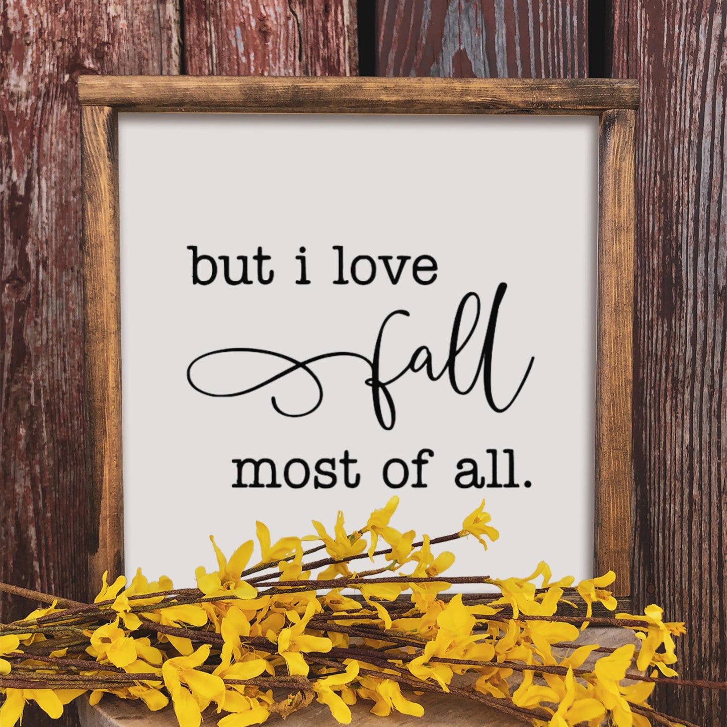 I Love Fall Most Of All Decal: DIY Autumn Home Decor