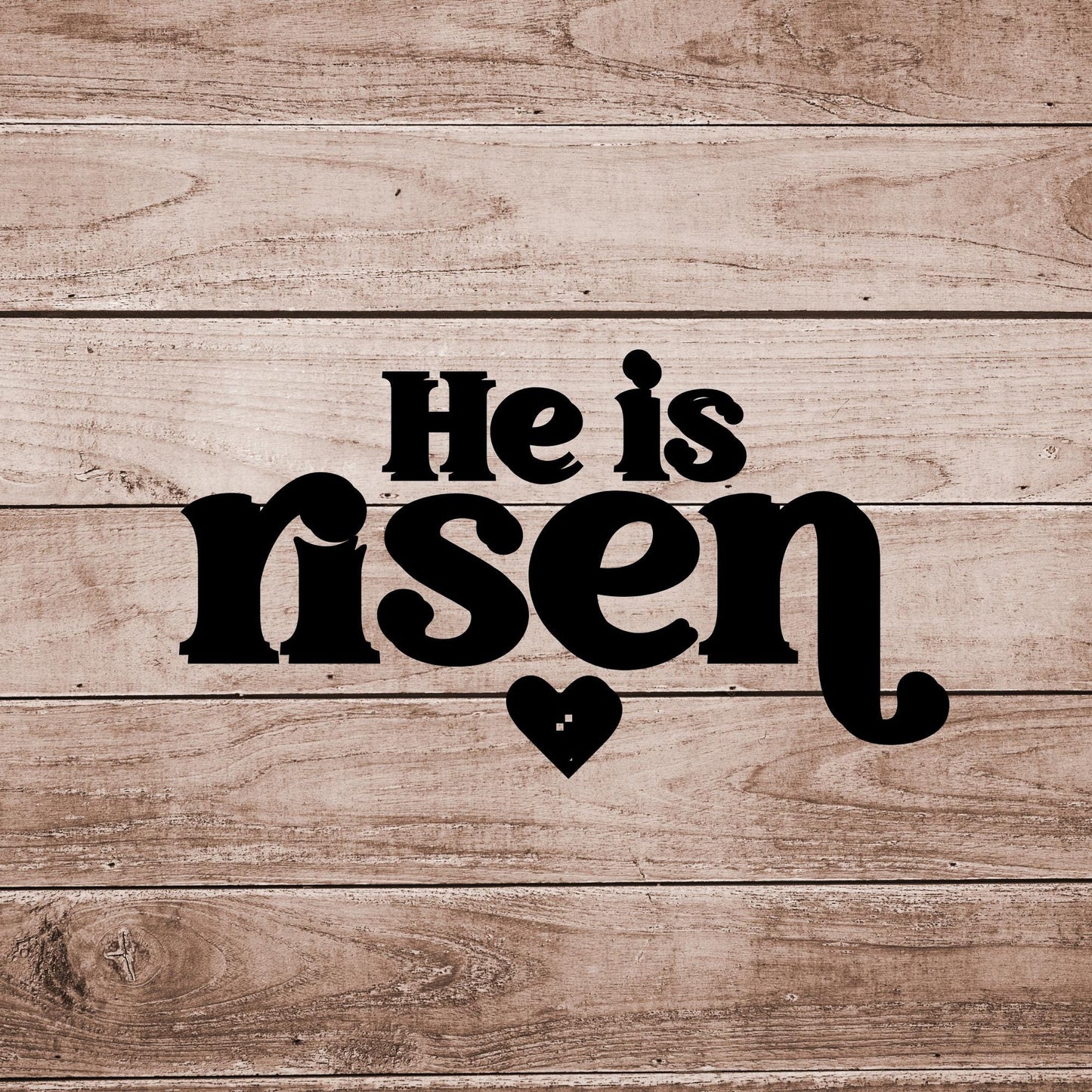 He Is Risen Decal: Easter Spiritual Decor