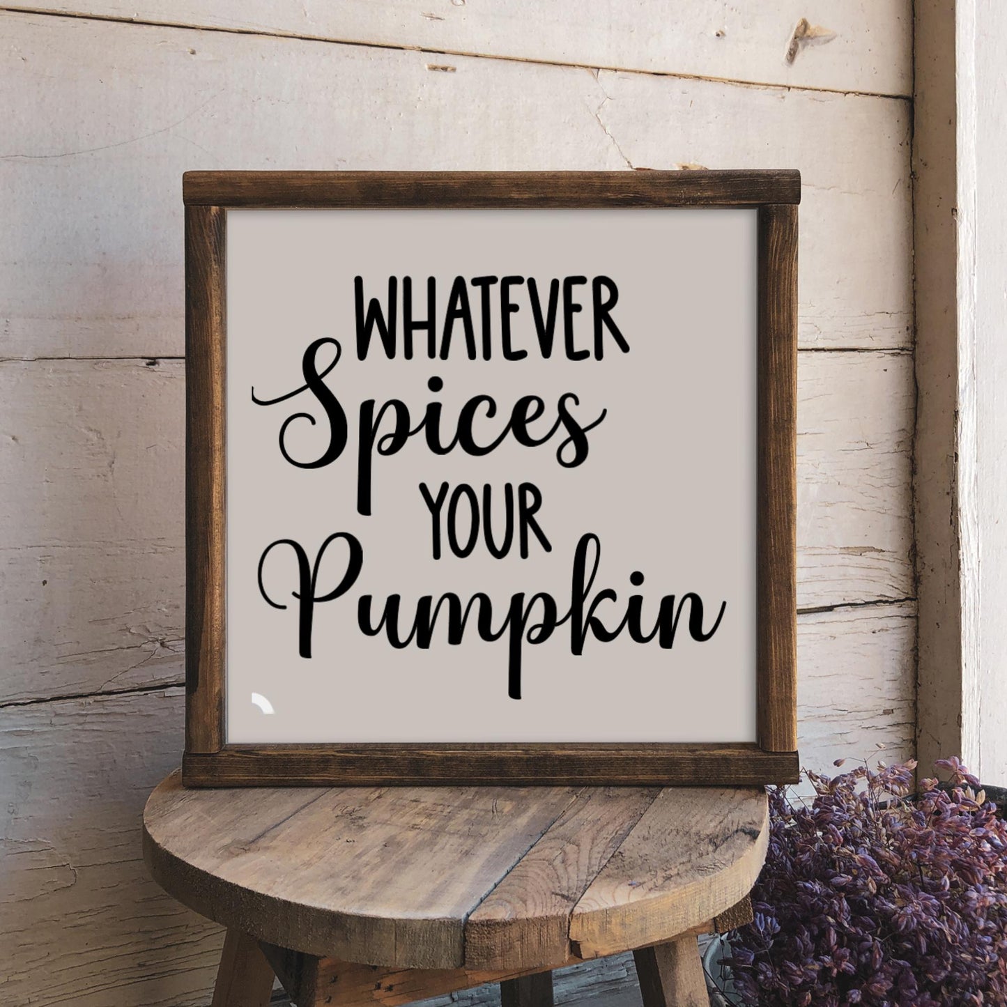 Pumpkin Spice Decal: Fall Home Decor DIY Project