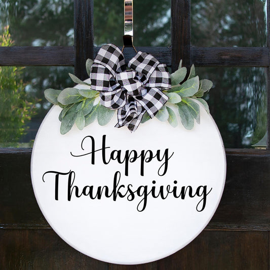 Thanksgiving Sign Decal: Farmhouse Fall Decor, Rustic Holiday