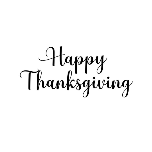 Thanksgiving Sign Decal: Farmhouse Fall Decor, Rustic Holiday